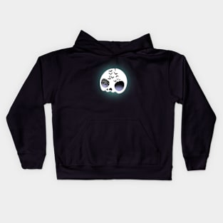 Skull With Bats Kids Hoodie